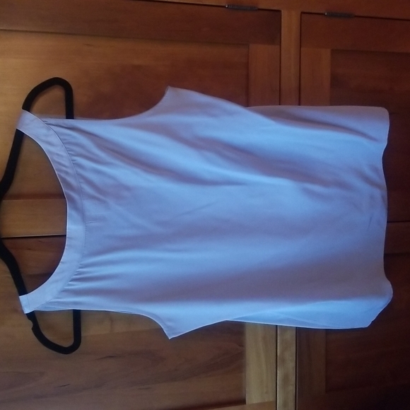 J.Jill silvery gray silk shell, like new, size Large Petite - Picture 5 of 5